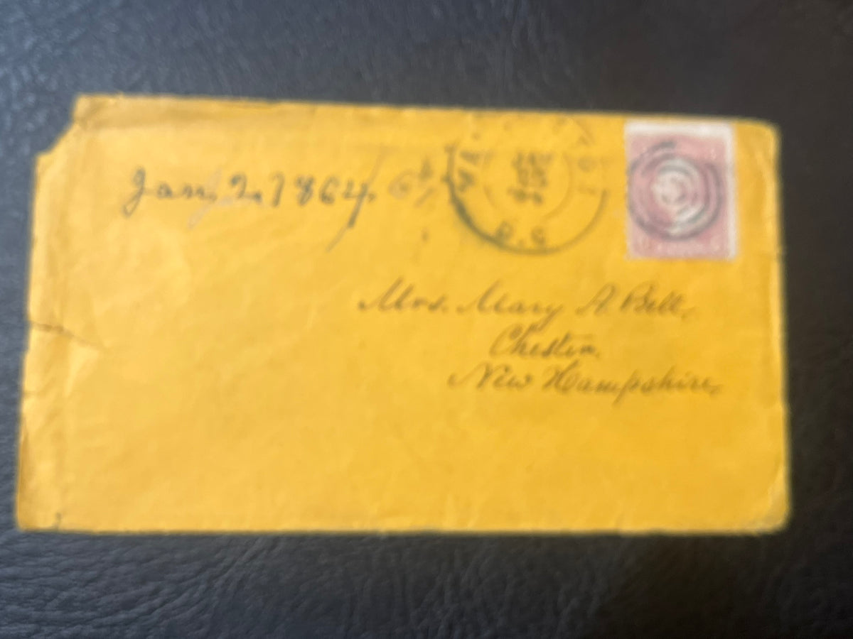 1861 3c Washington  Rose