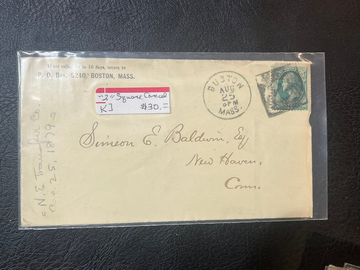 1870 3c Washington - Square Cancel