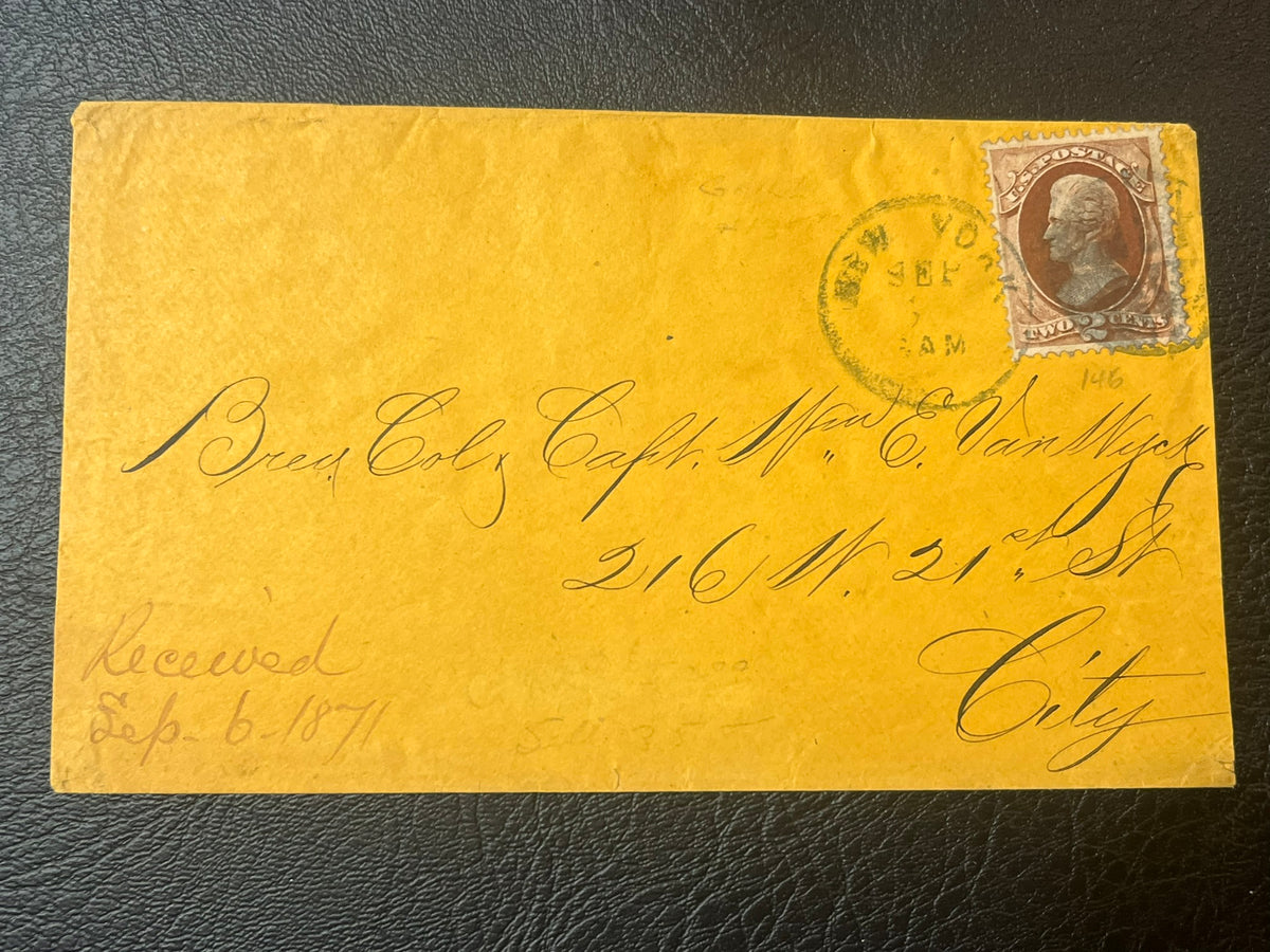 1870 2c  Andrew Jackson