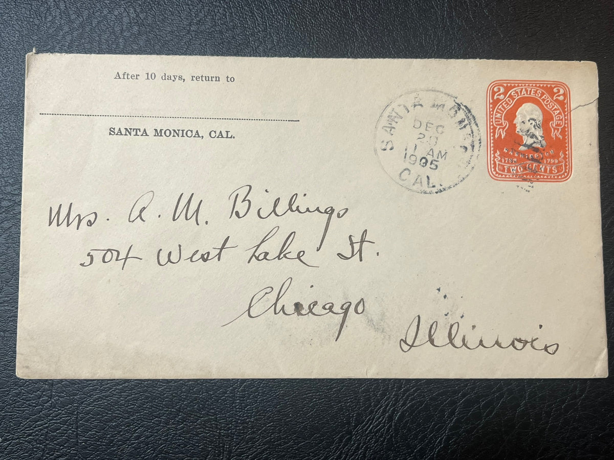 1905 2c Washington Rose
