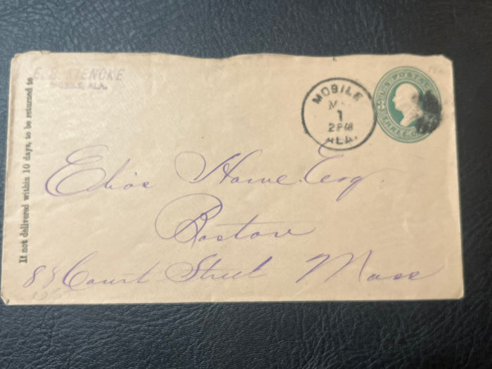 1874 3c Embossed Envelope