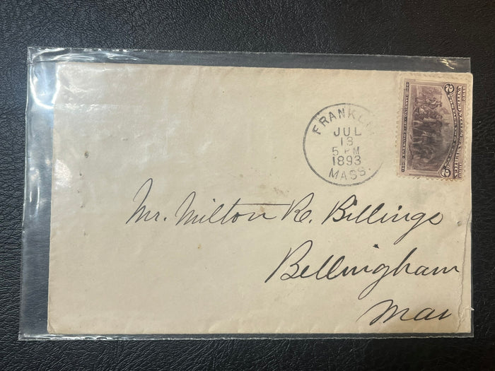 2c Landing of Columbus - Mailed July 13 1893