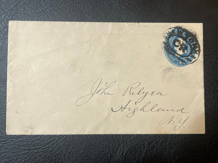 1c Franklin Blue on White. U294/07