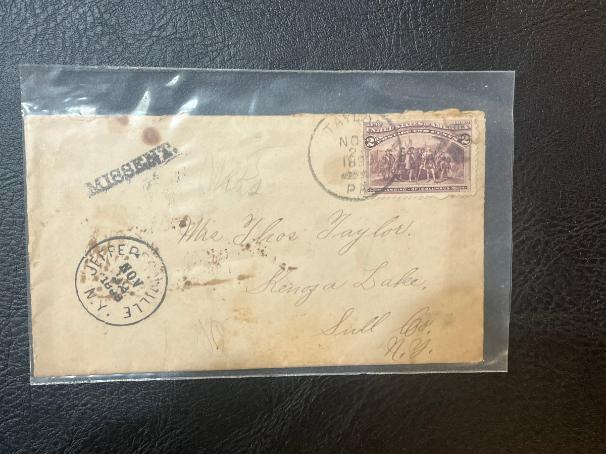 2c Landing of Columbus "Missent"