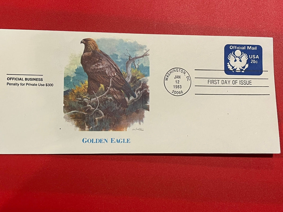 20c Official Mail Golden Eagle FDC