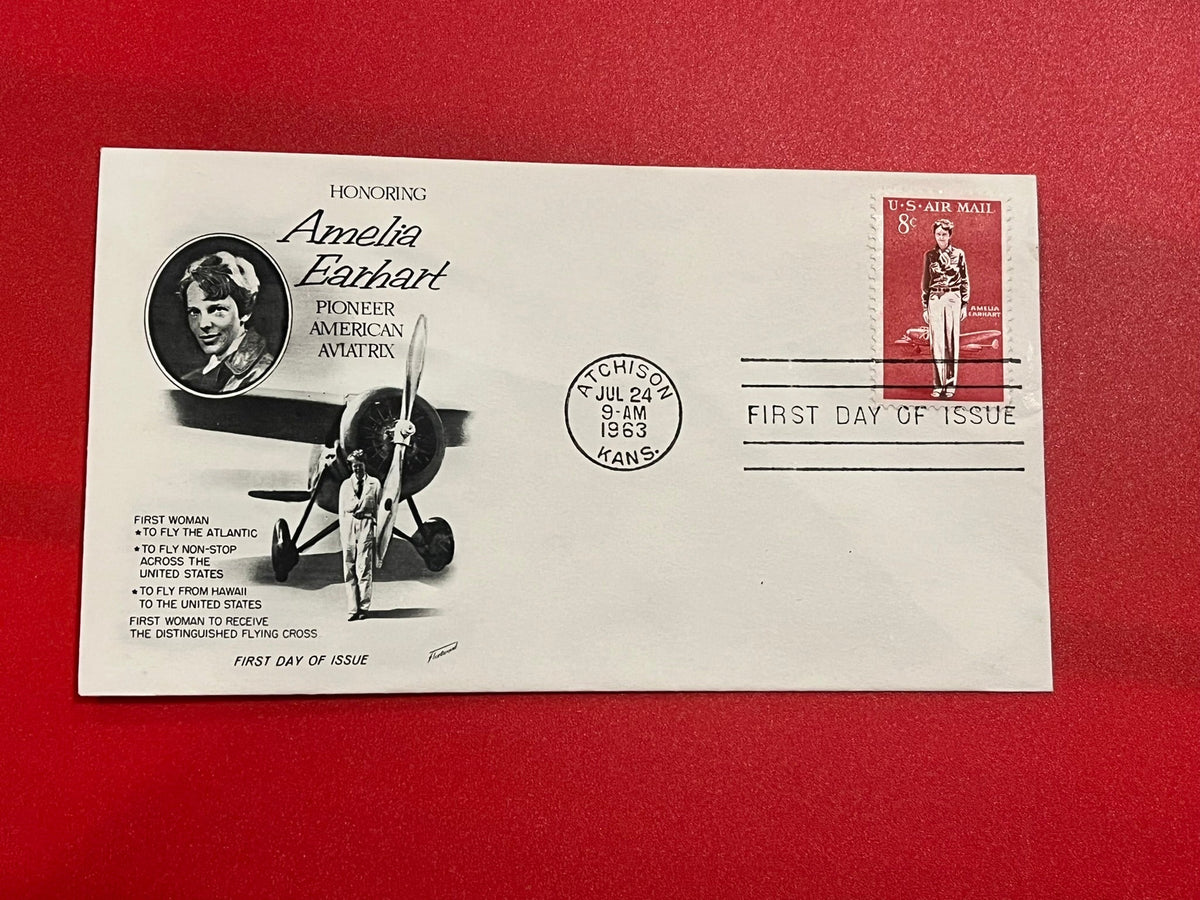 1963 Amelia Earhart 8c FDC