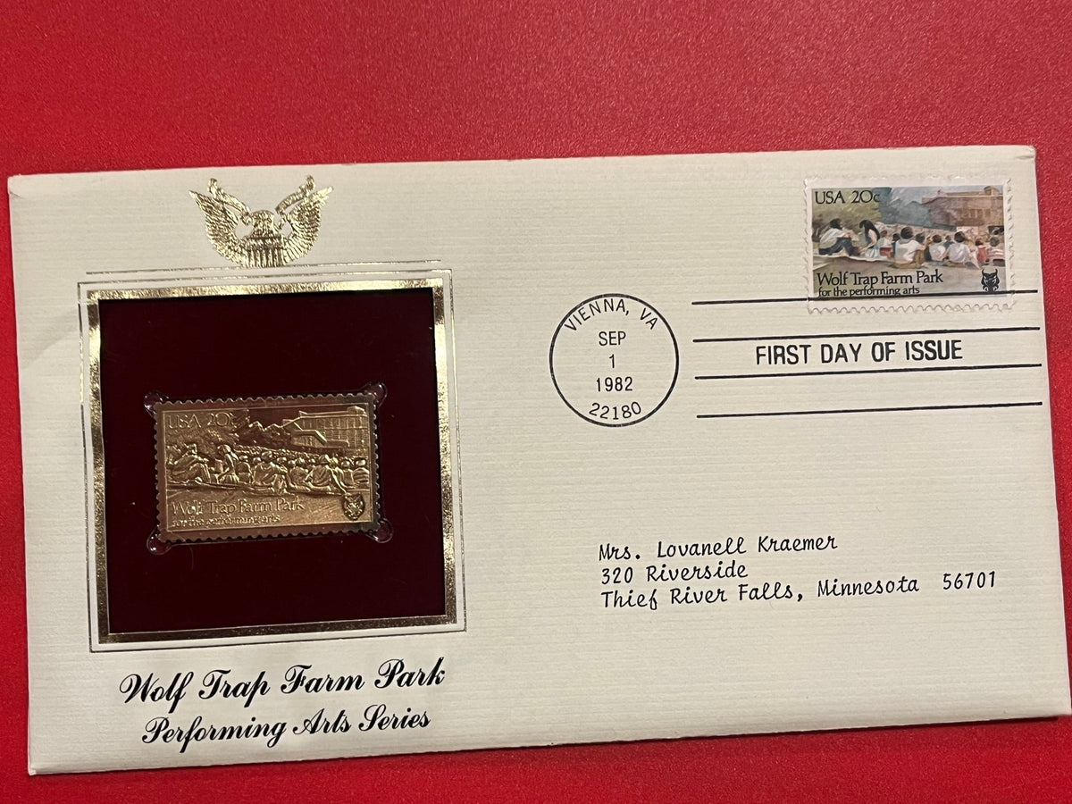 1982 Wolf Trap Farm Park FDC