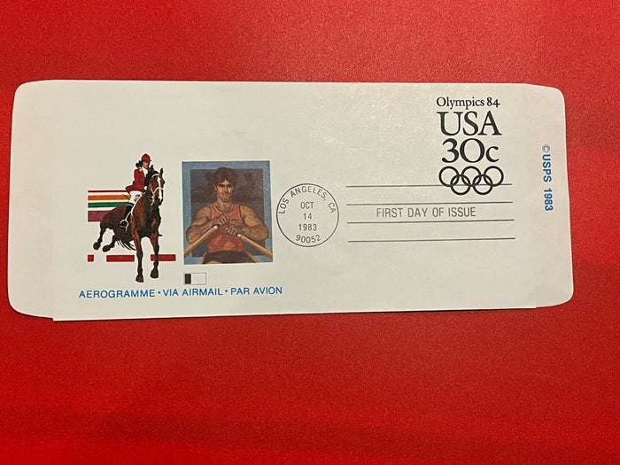 30c Olympics 84 Air Mail FDC