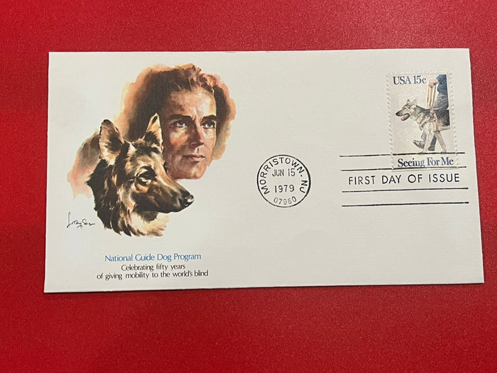 15c National Guide Dog FDC