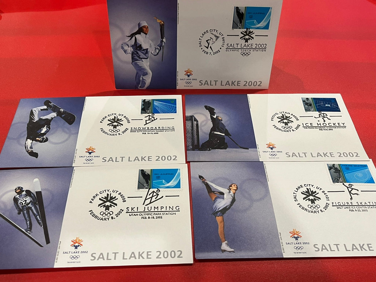 2002 Salt Lake Olympics FDCs Group