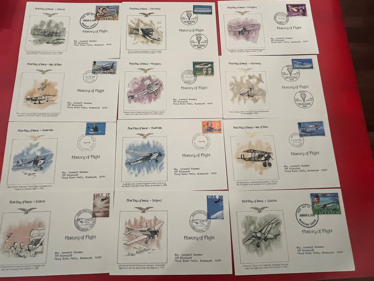 History of Flights FDC Collection
