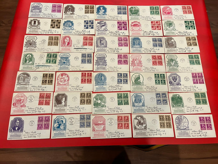 Famous American  Collection of FDCs