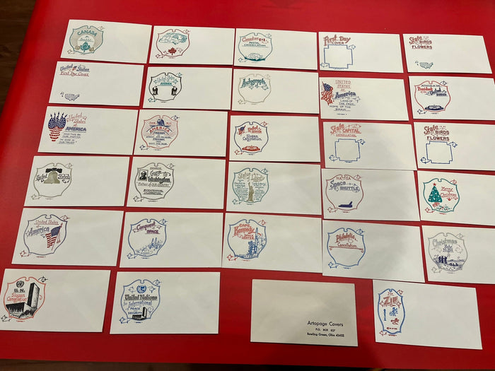 1982 Autopage FDC Set