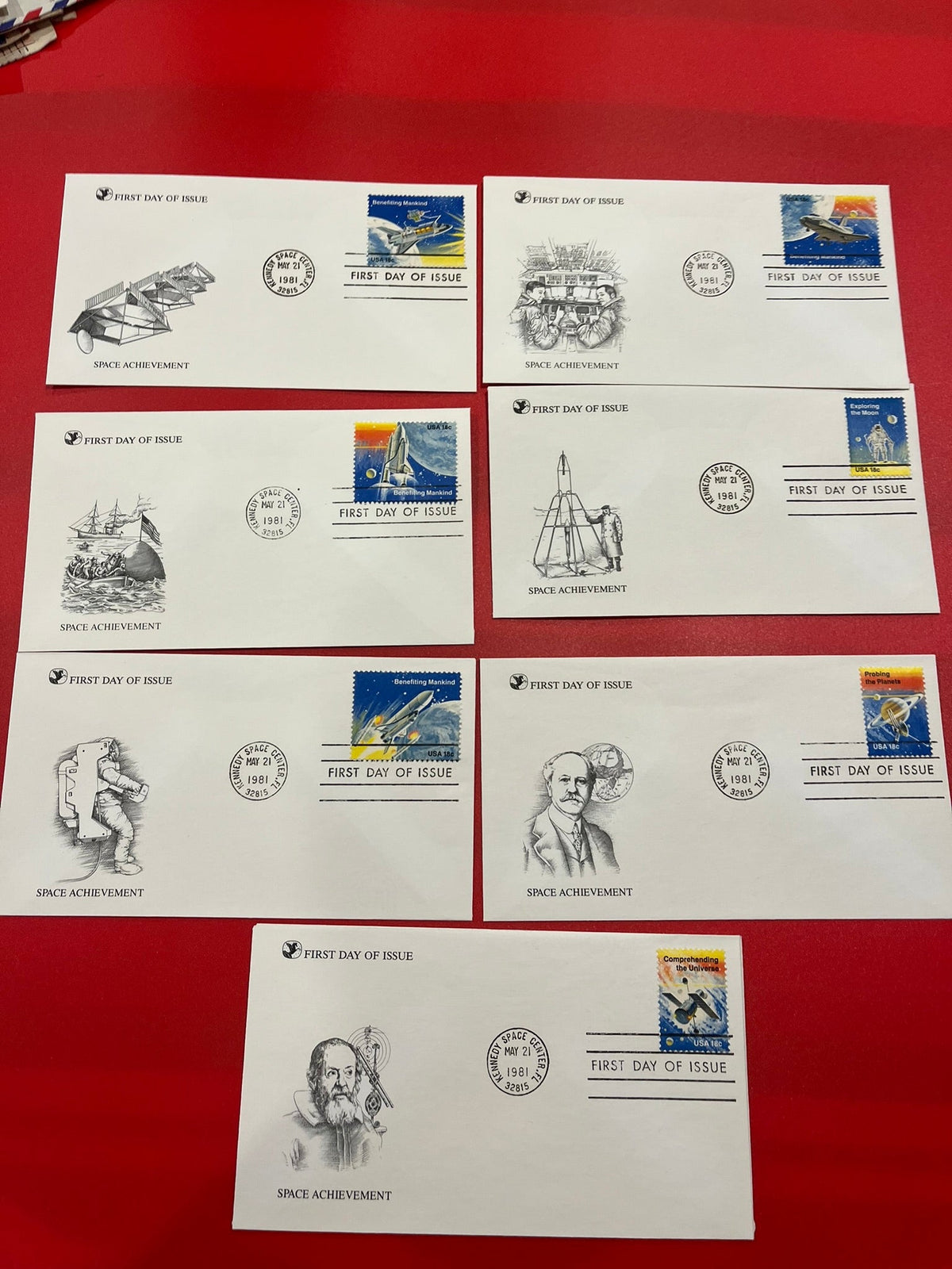 Space Achievement FDC Collection