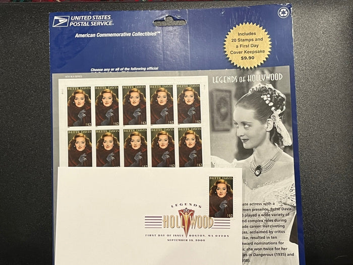 42c Legends of Hollywood Bette Davis