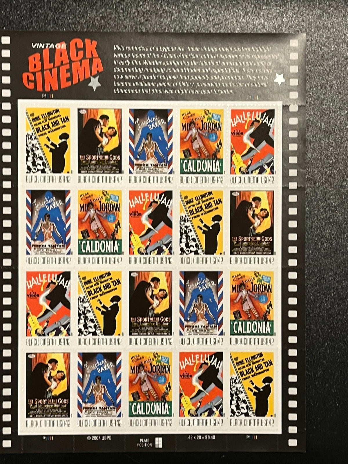 2008 42c Vintage Black Cinema