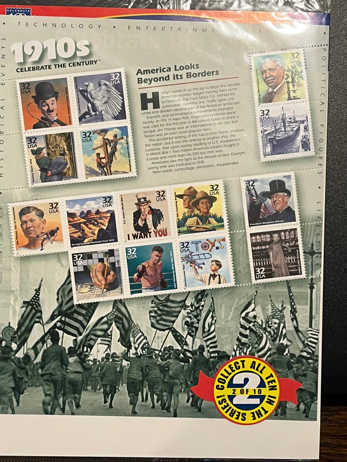 1998 32c Elebrate the Century: 1910s