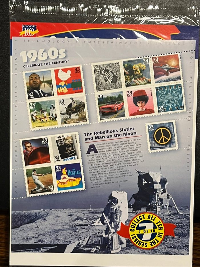 1999 33c Celebrate the Century: 1960s