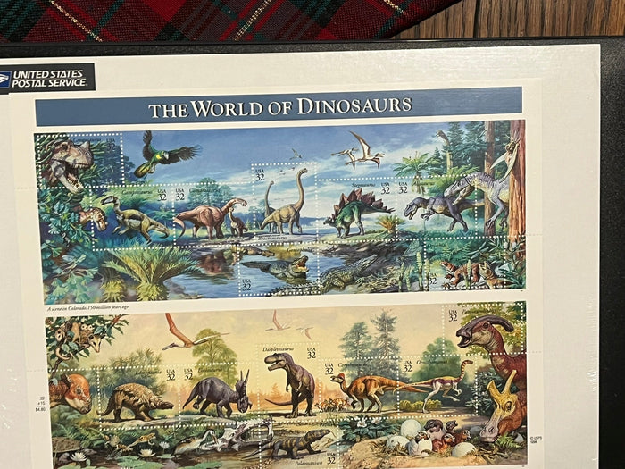 1997 32c The World of Dinosaurs
