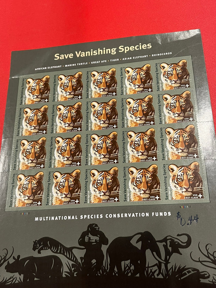 44c Vanishing Species- Tiger