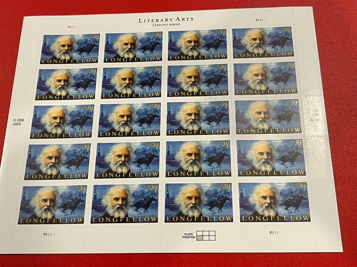 2007 39c Henry Wadsworth Longfellow