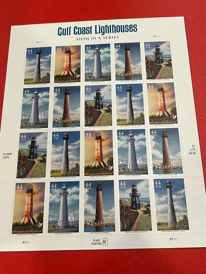 2009 44c Gulf Coast Lighthouses