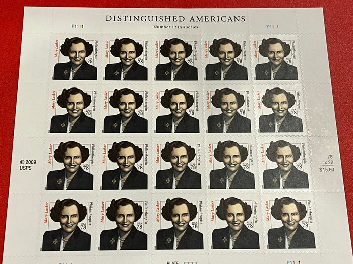 2009 78c Distinguished Americans: Mary Lasker