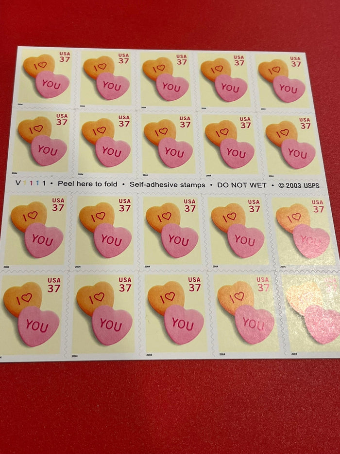 2004 37c Love Series: Candy Hearts