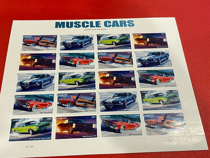 2013 Forever Stamp - Muscle Cars
