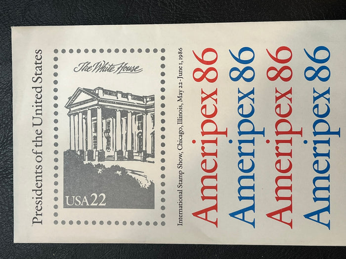 Ameripex 86; Presidents of the United States; International Stamp Show, Chicago, Illinois, May 22 - June 1, 1986