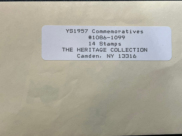 YS1957 Commemoratives; The Heritage Collection, 14 stamps; MNH