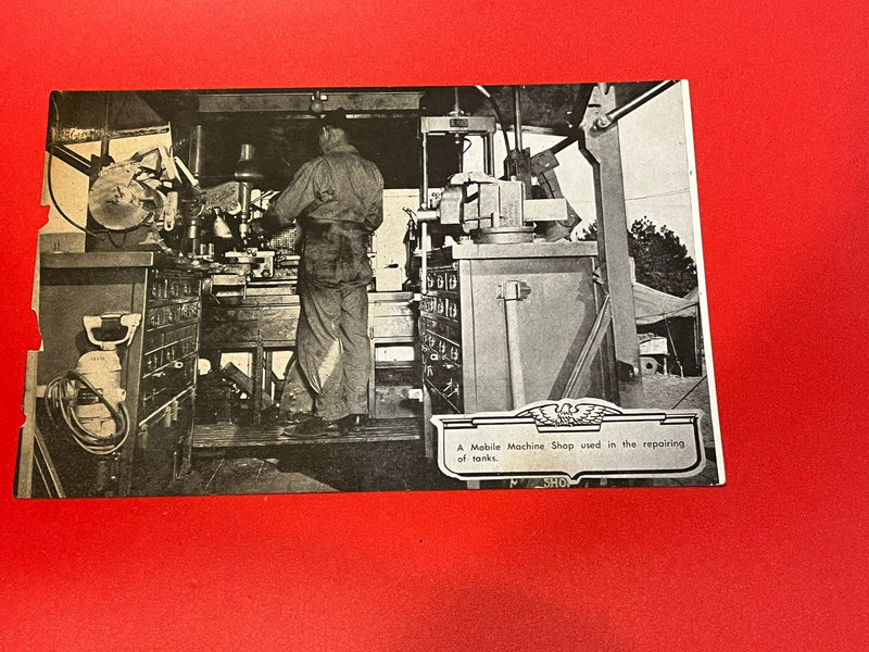 Mobile Machine Shop to repair tanks. WWII