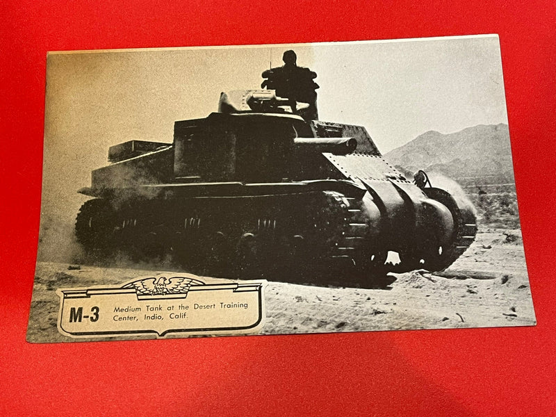 M-3 medium tank at Desert Training Center - Indio California. WWII